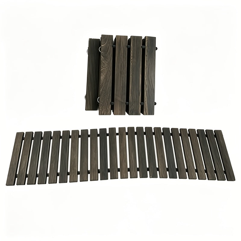 Trendbay 144-Inch Roll-Up Wooden Garden Walkway