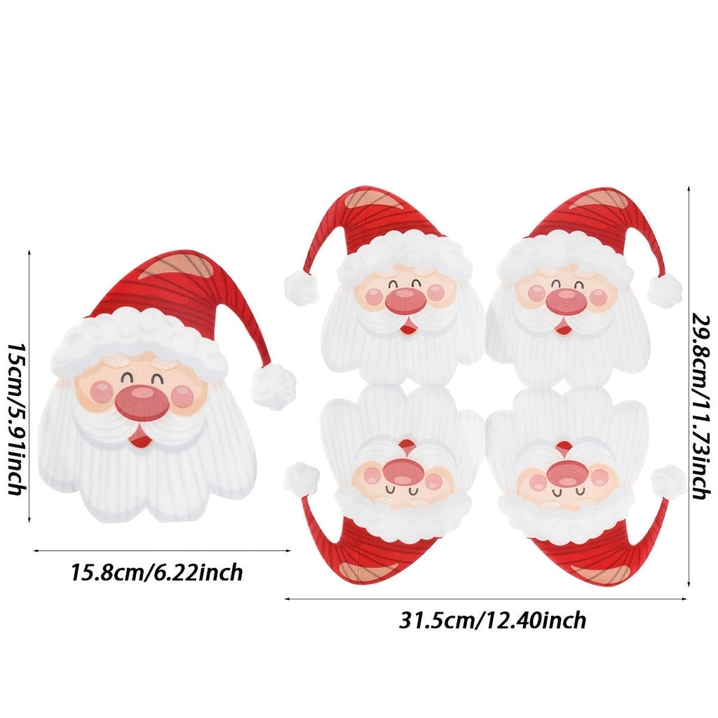 Trendbay Christmas Cartoon Santa Head Paper Napkins
