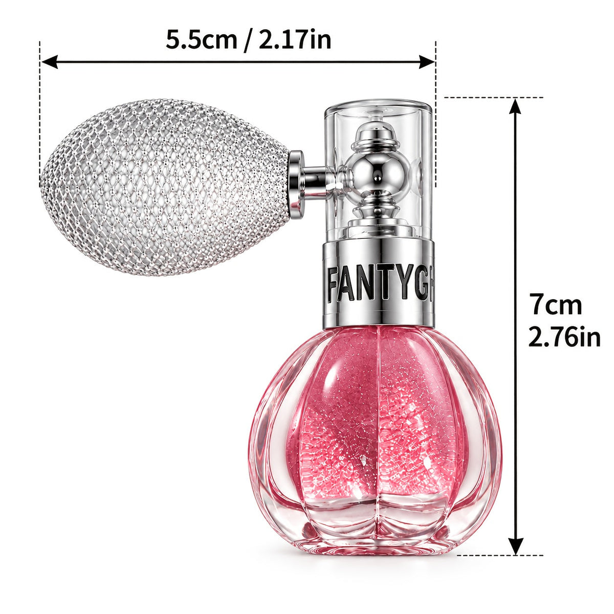 Trendbay Pink Pumpkin Bottle Highlighter Spray Fine Glitter Mist