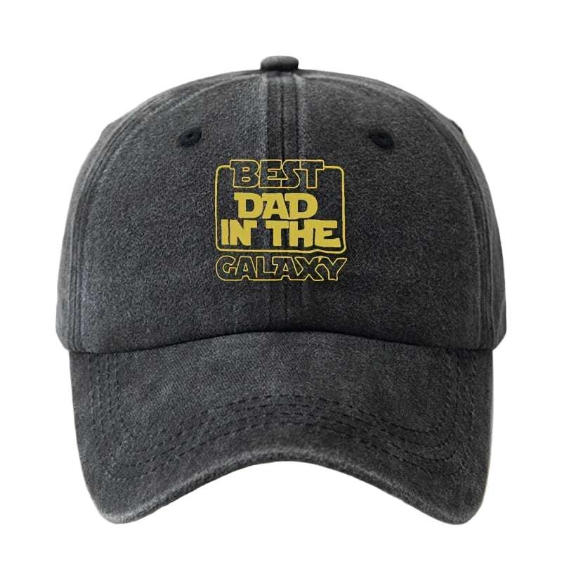 Trendbay Vintage Best Dad in the Galaxy Baseball Cap