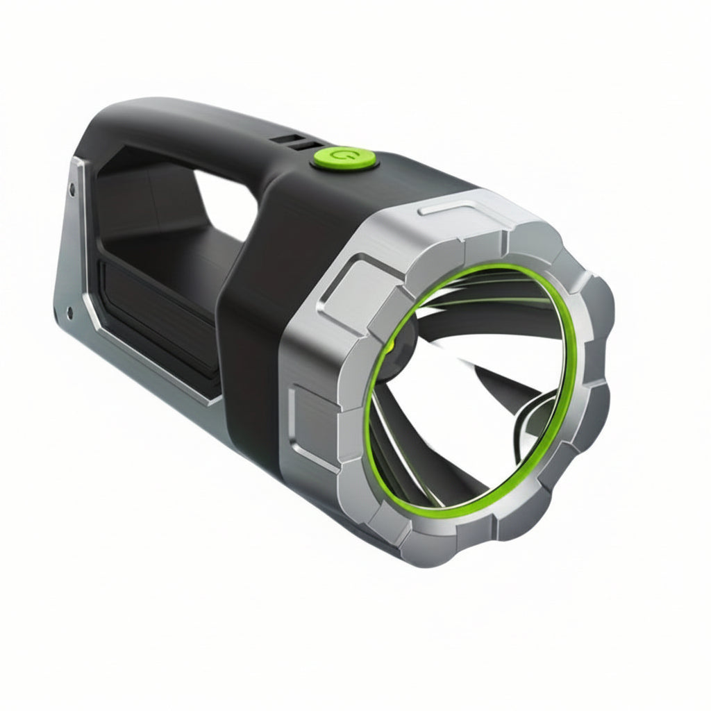 Trendbay LED Flashlight – Rechargeable 4000mAh High-Intensity Torch with COB Side Light