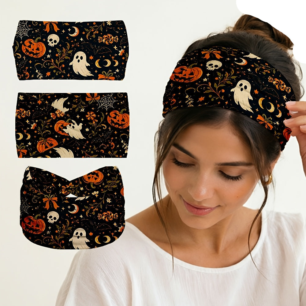 Trendbay 1pc Halloween Hair Tie 2D Flat Printed