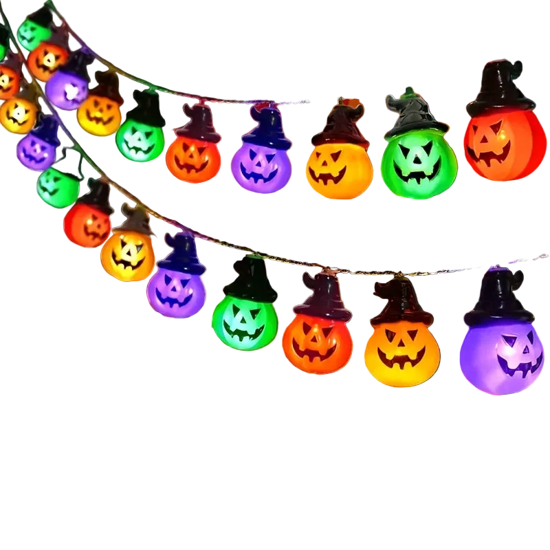 Trendbay Multicolor Pumpkin Bead String Lights 200cm 10LED