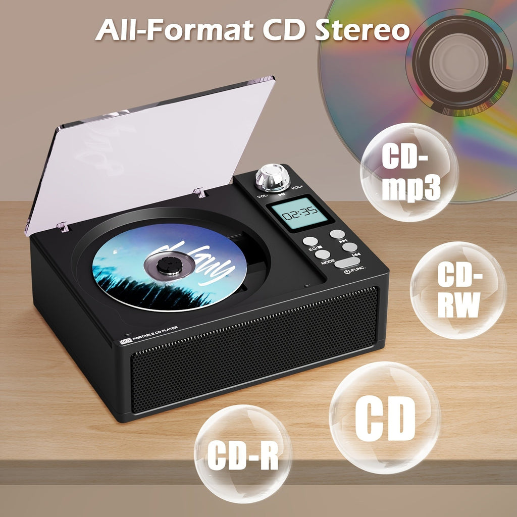 Trendbay Multifunctional CD Player – Bluetooth Speaker, Cassette & FM Radio System