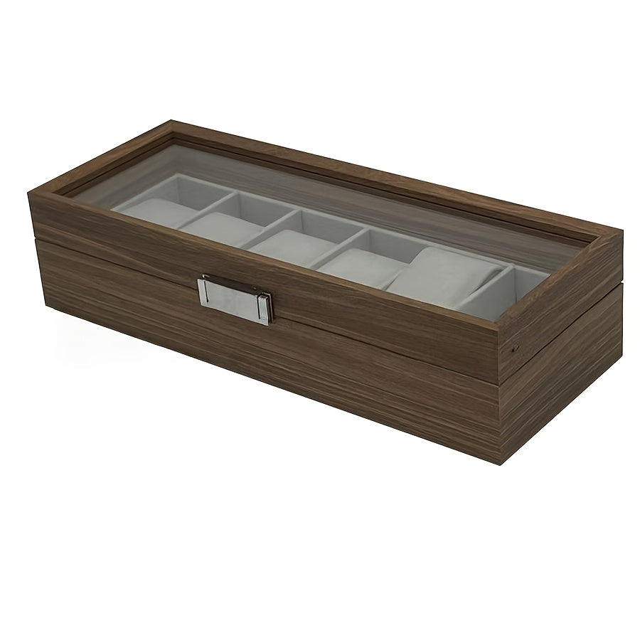 Trendbay Large Wooden Jewelry & Watch Display Box – Premium Storage and Gift Packaging Case