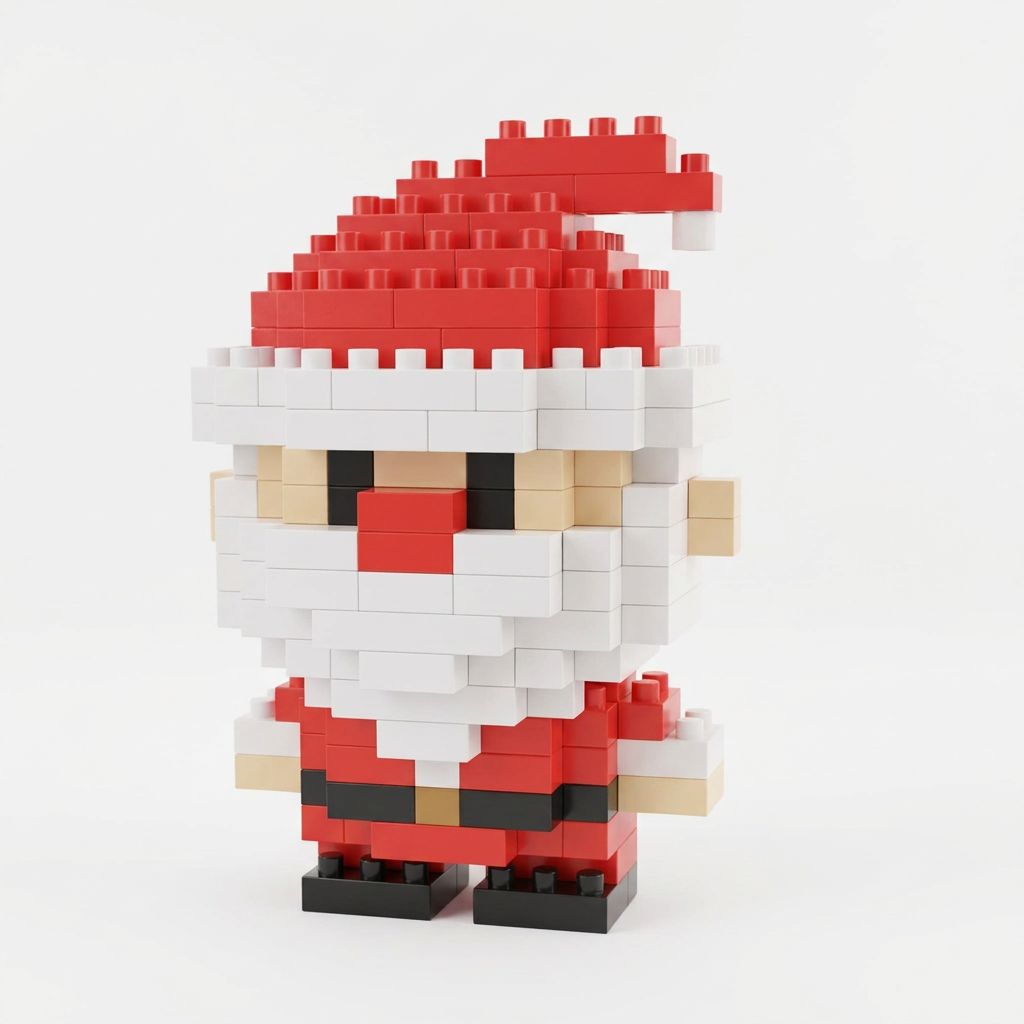 Trendbay Santa Claus Christmas Building Block Toy Mini DIY
