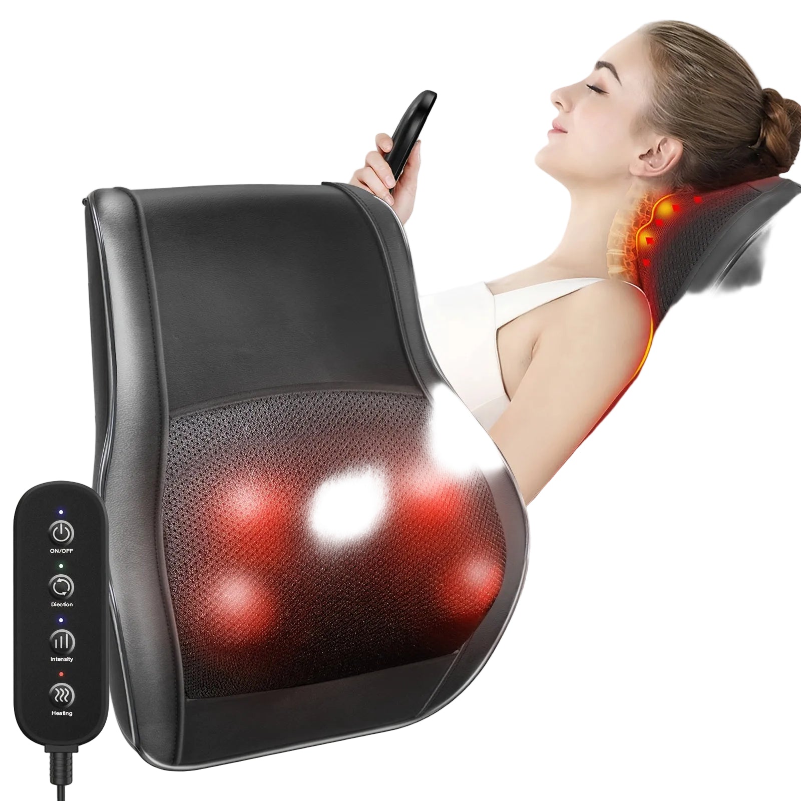 Trendbay Shiatsu Back & Neck Massager with Heat