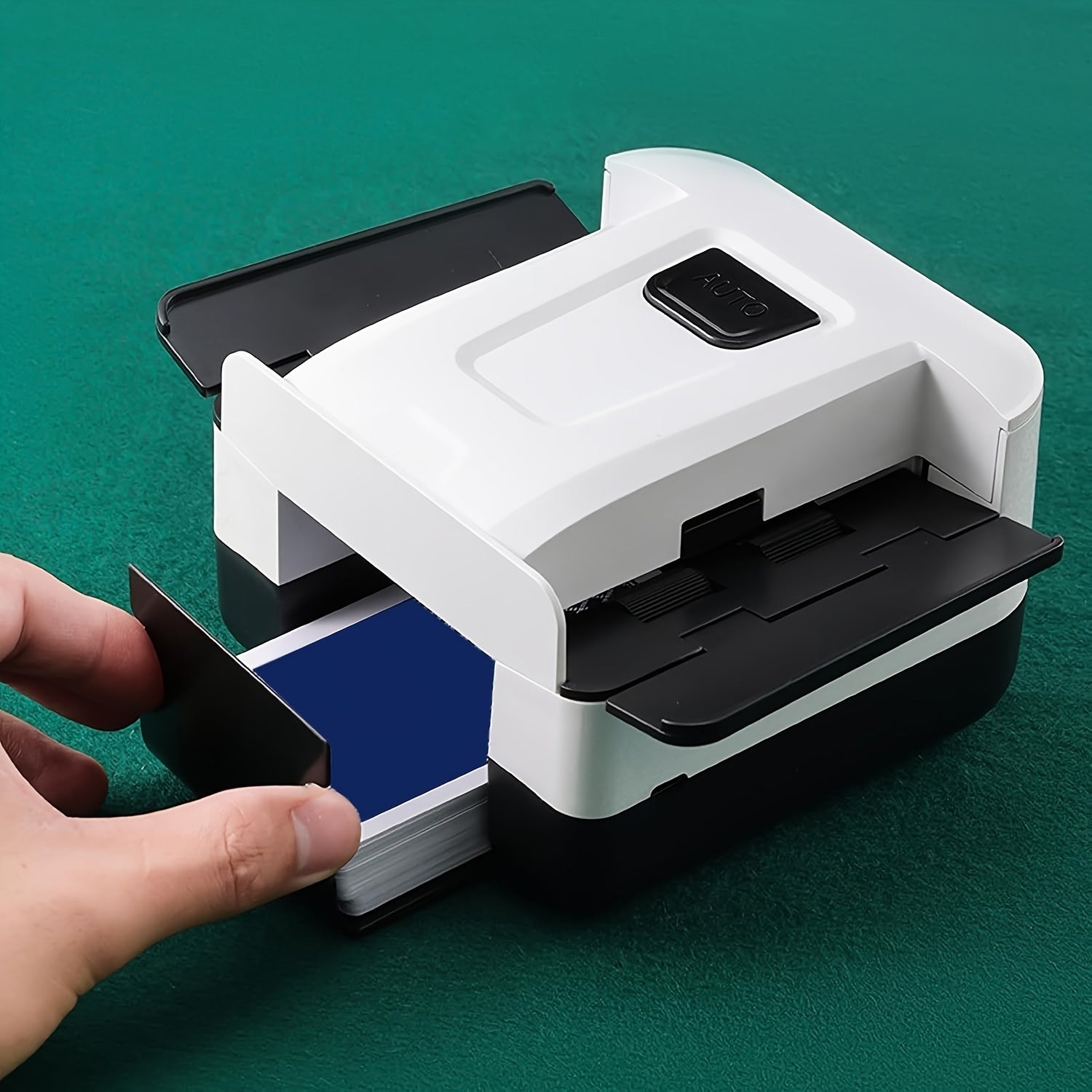 Trendbay Automatic Card Shuffler – Silent Fast Charging Poker & Bridge Shuffling Machine