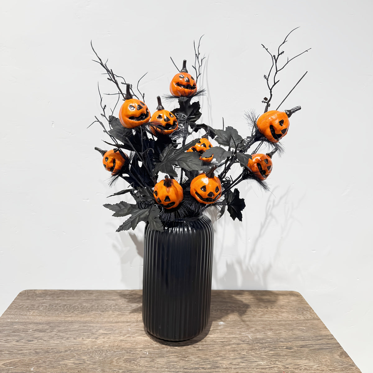 Trendbay 47CM Artificial Pumpkin Bouquet – 3-Pumpkin