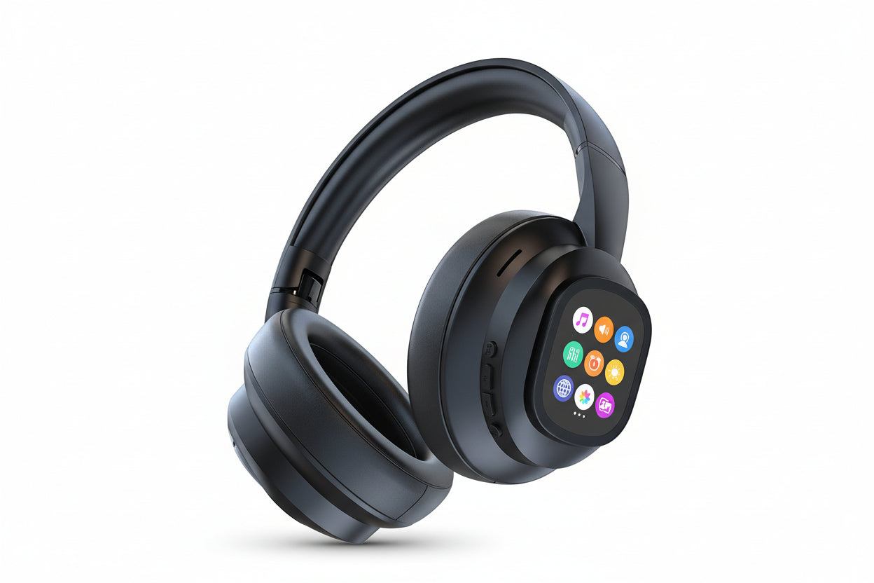 Trendbay Touchscreen Wireless Headphones with Smart Controls