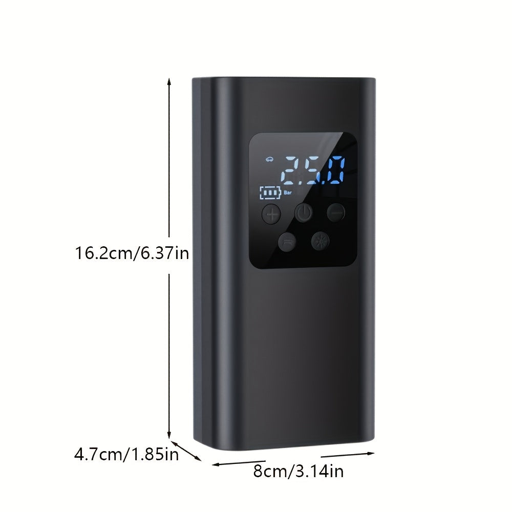 Trendbay Portable Digital Air Compressor “ Wireless Tire Inflator with LED Light