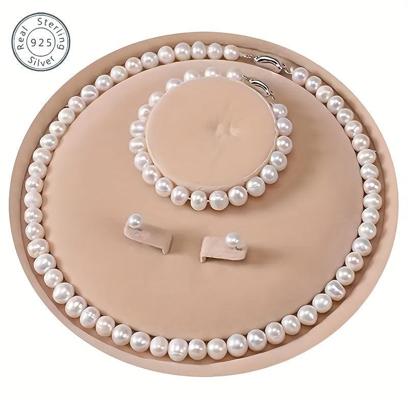 Trendbay Elegant Cultured Pearl Necklace – Classic Fashion Jewelry Gift for Women