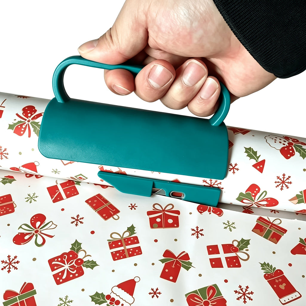 Trendbay Christmas Wrapping Paper Cutter Slider Tool