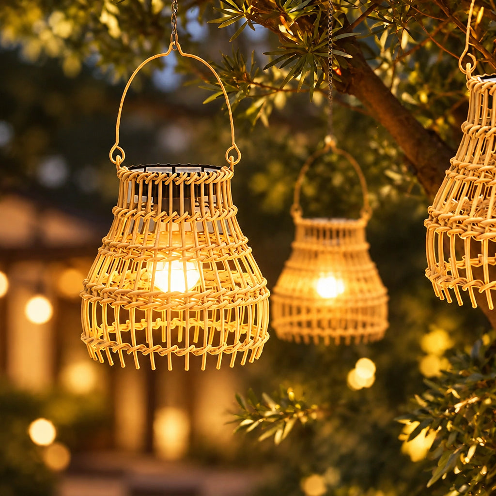 Trendbay Solar Hanging Lamp with Chain Solar-Powered