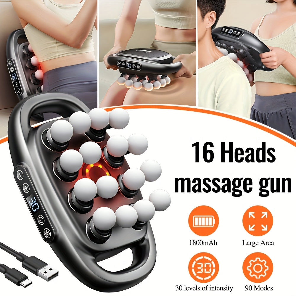Trendbay 16 Head Deep Tissue Massage Gun