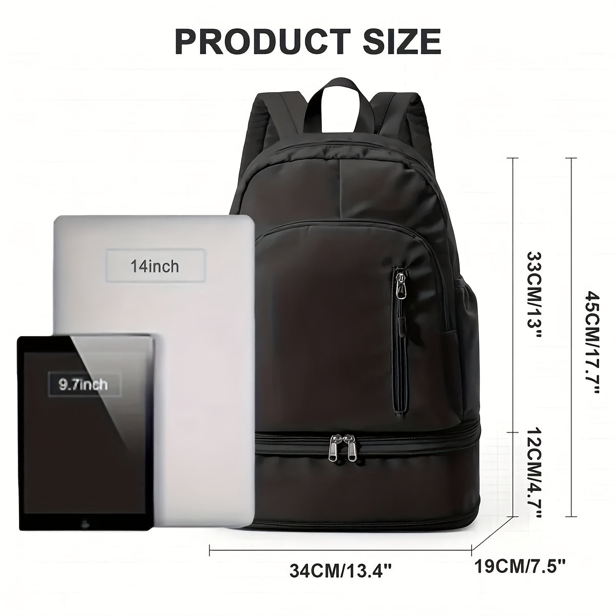 Trendbay Multi-Compartment Travel Backpack