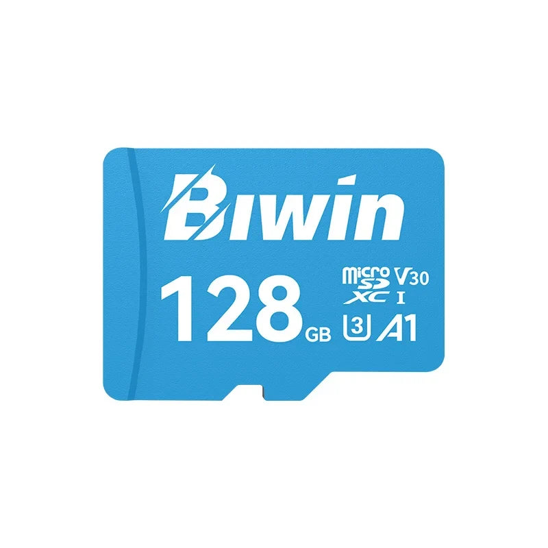 Trendbay Biwin MS100 128GB MicroSDXC Memory Card UHS-I A1 U3 V30 C10
