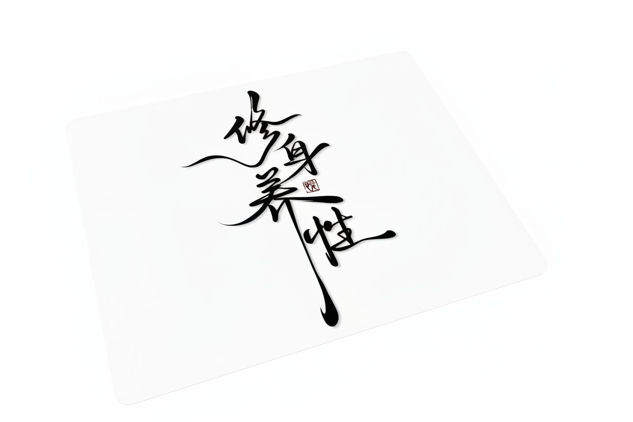 Trendbay Glass Mouse Pad Ultra Smooth Precision Gaming Surface