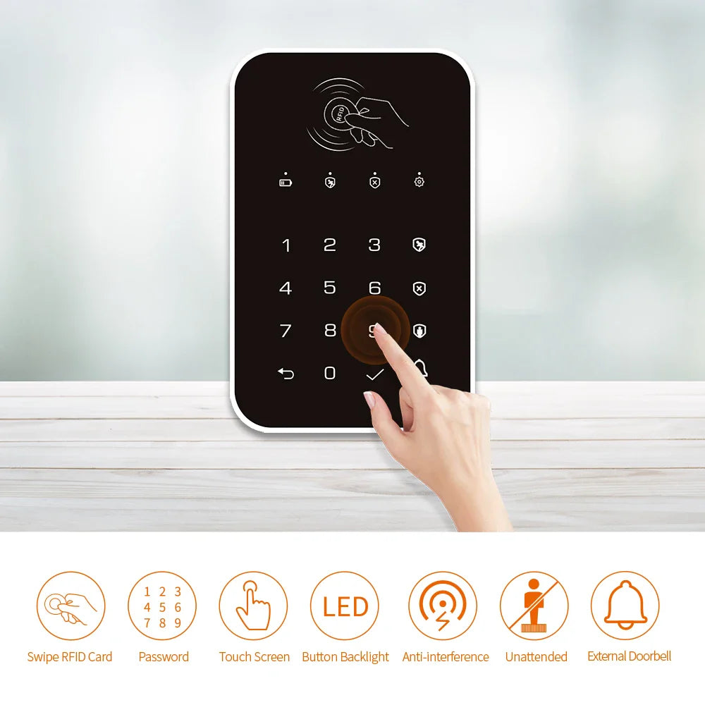 Trendbay 433MHz Wireless Touch Keypad with RFID (2PCS)