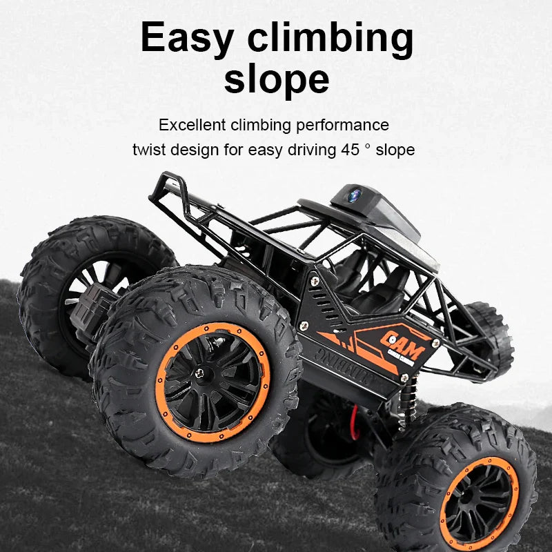 Trendbay RC Stunt Car with HD Camera – FPV WiFi Remote Control 1:18 Climbing SUV Toy