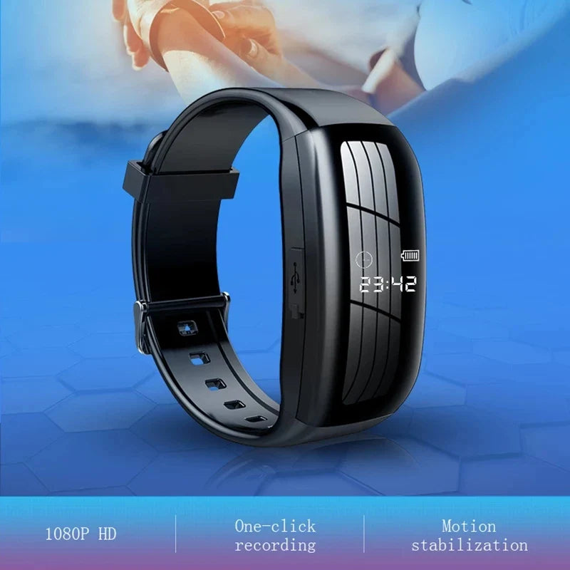 Trendbay Mini Camera Bracelet – 1080P HD Wristband Video Recorder with Audio