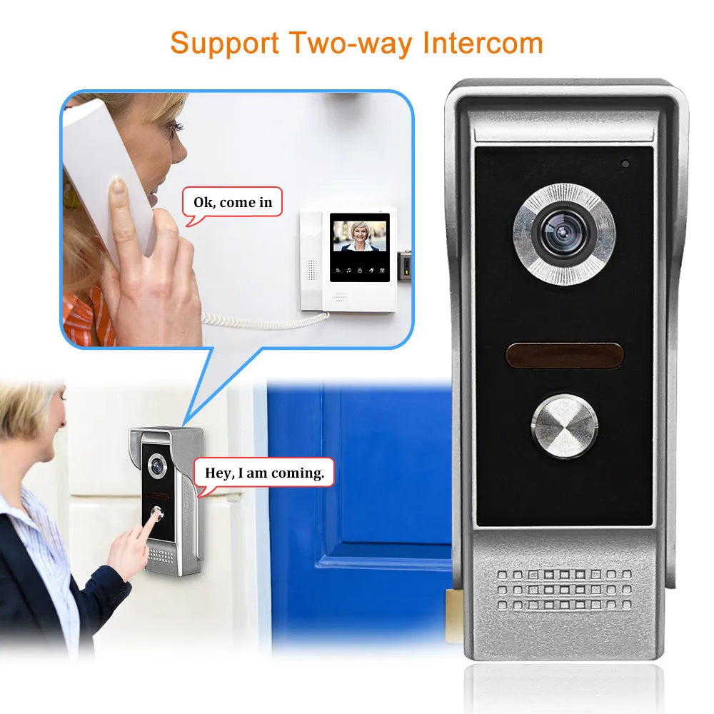 Trendbay Wired Video Doorbell Intercom System