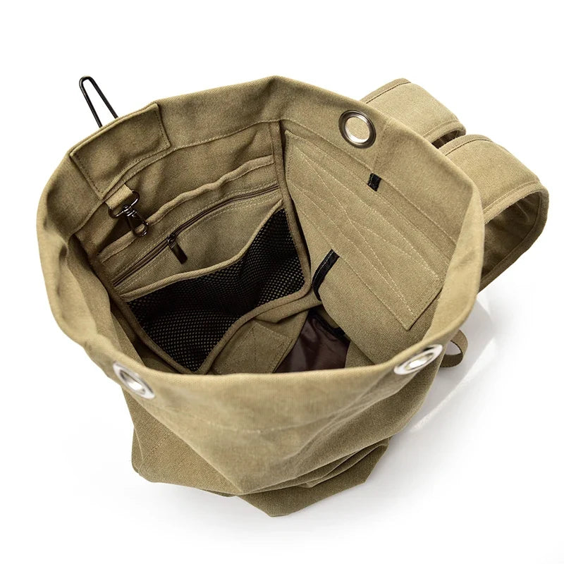 Trendbay Men's Canvas Travel Backpack
