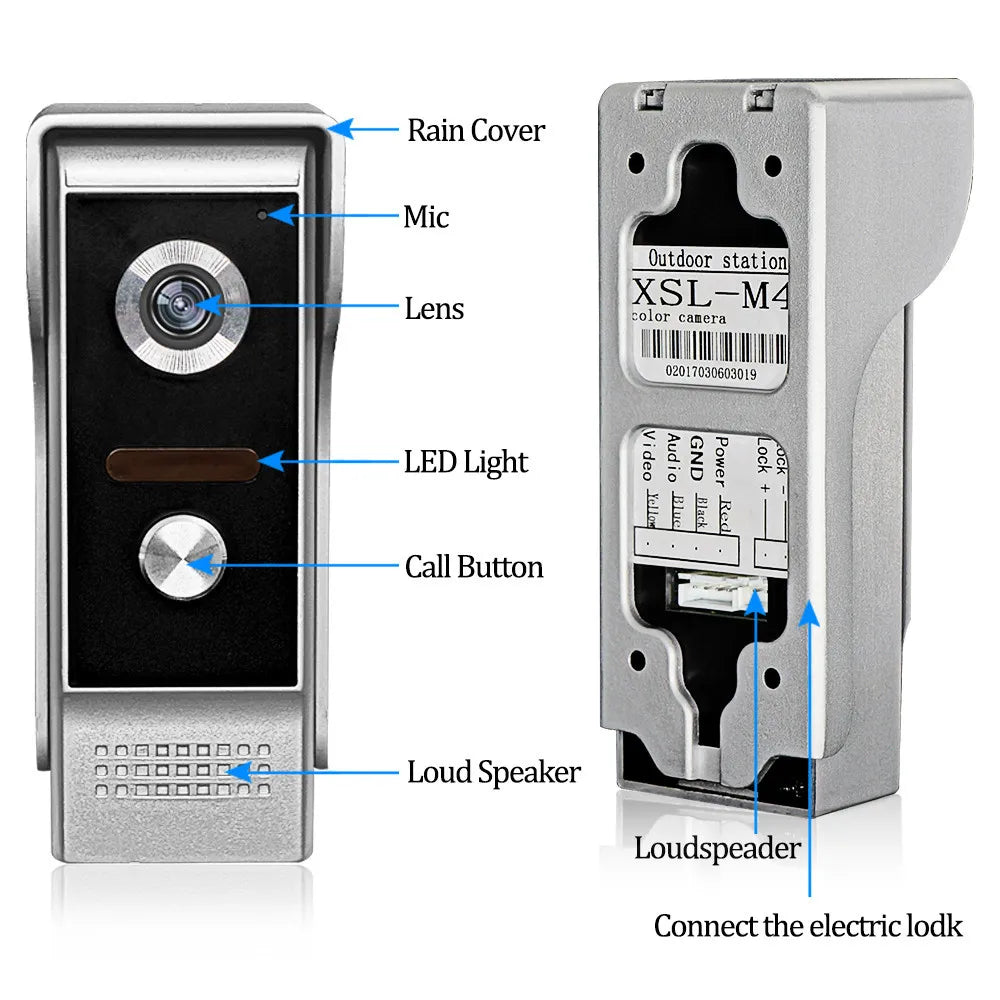 Trendbay Wired Video Doorbell Intercom System