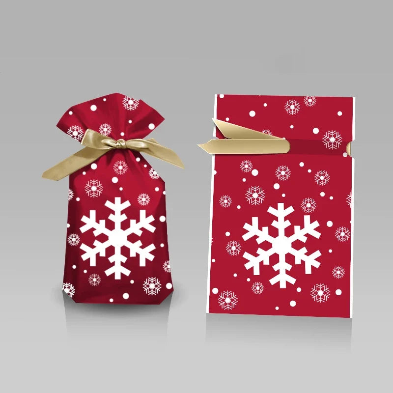 Trendbay Christmas Drawstring Gift Bag – Snowflake