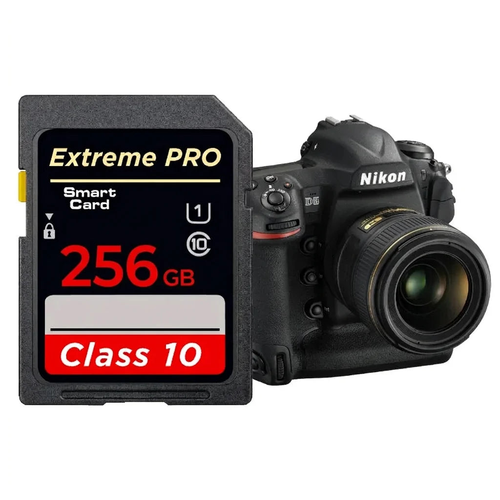 Trendbay 256GB Class 10 SD Memory Card High-Speed