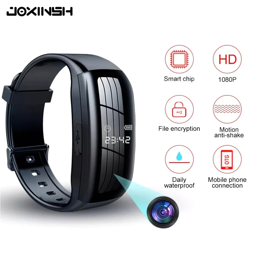 Trendbay Mini Camera Bracelet – 1080P HD Wristband Video Recorder with Audio