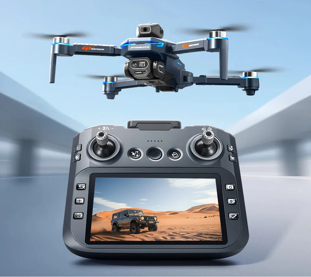 Trendbay 8K Dual Camera Drone with Screen Remote
