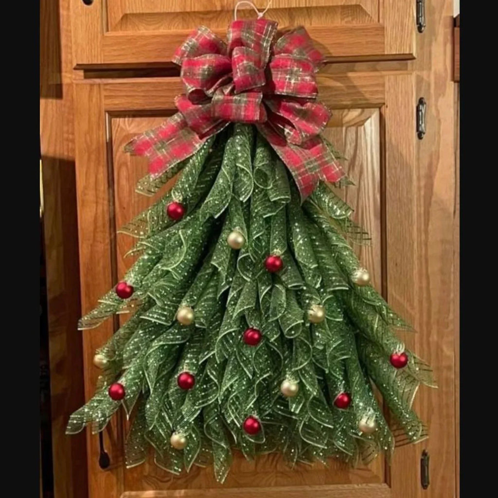 Trendbay Christmas Tree Ribbon Garland Wreath