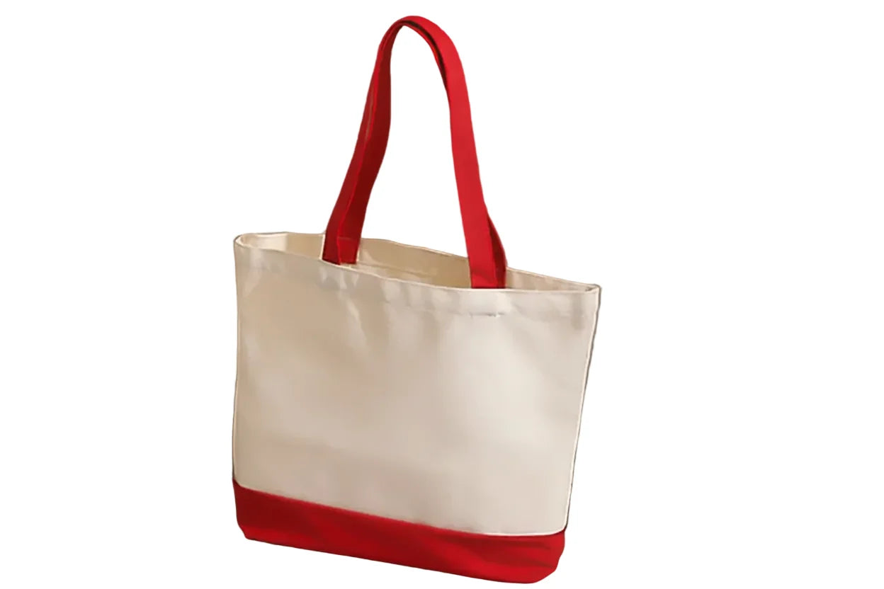 Trendbay Custom Photo & Text Canvas Tote Bag