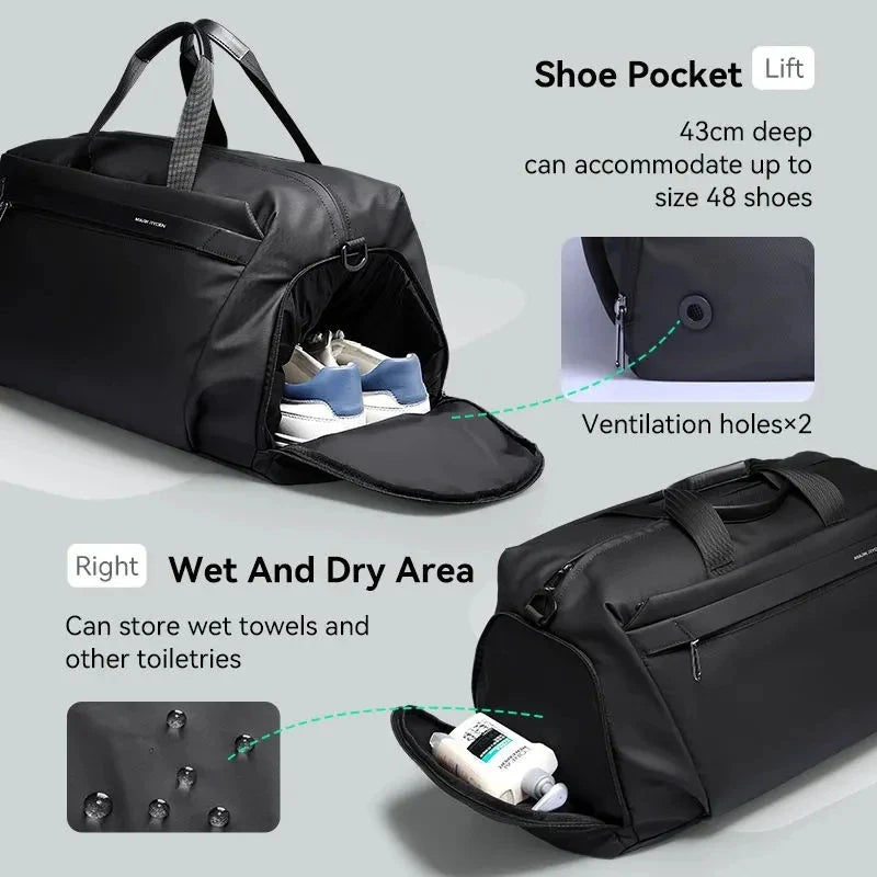 Trendbay High-Capacity Sports Travel Bag
