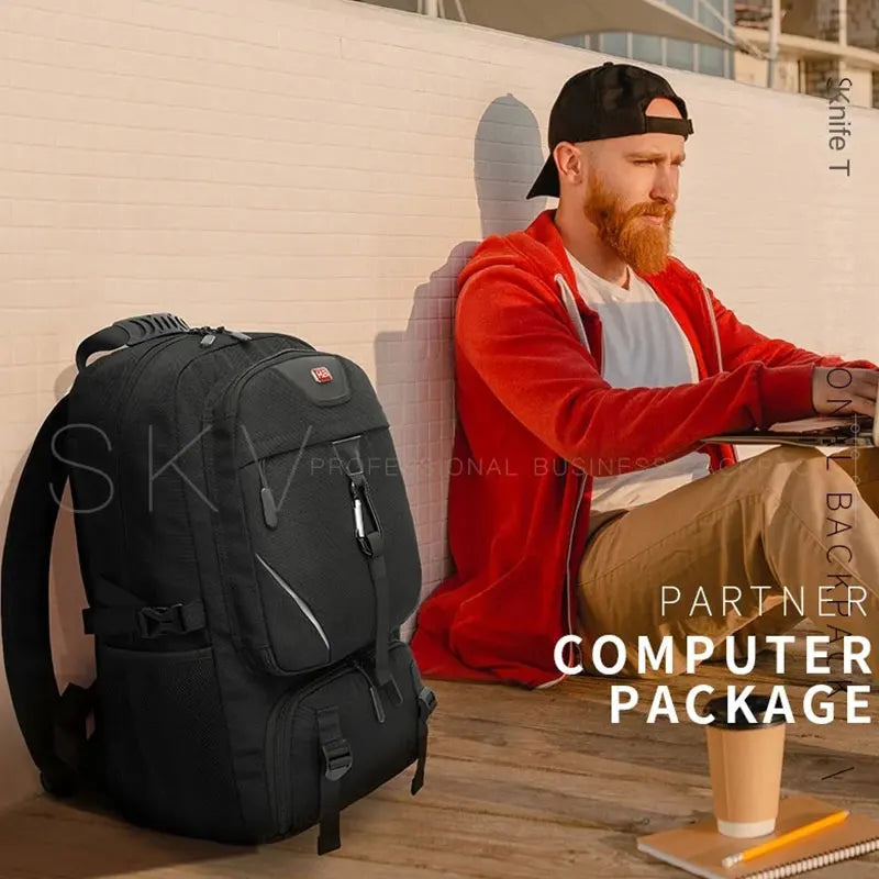 Trendbay 50L Waterproof Travel Backpack with Laptop Compartment