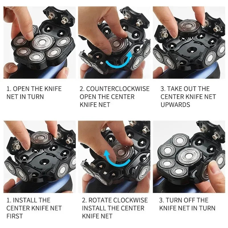 Trendbay 9D Electric Rotary Head Shaver