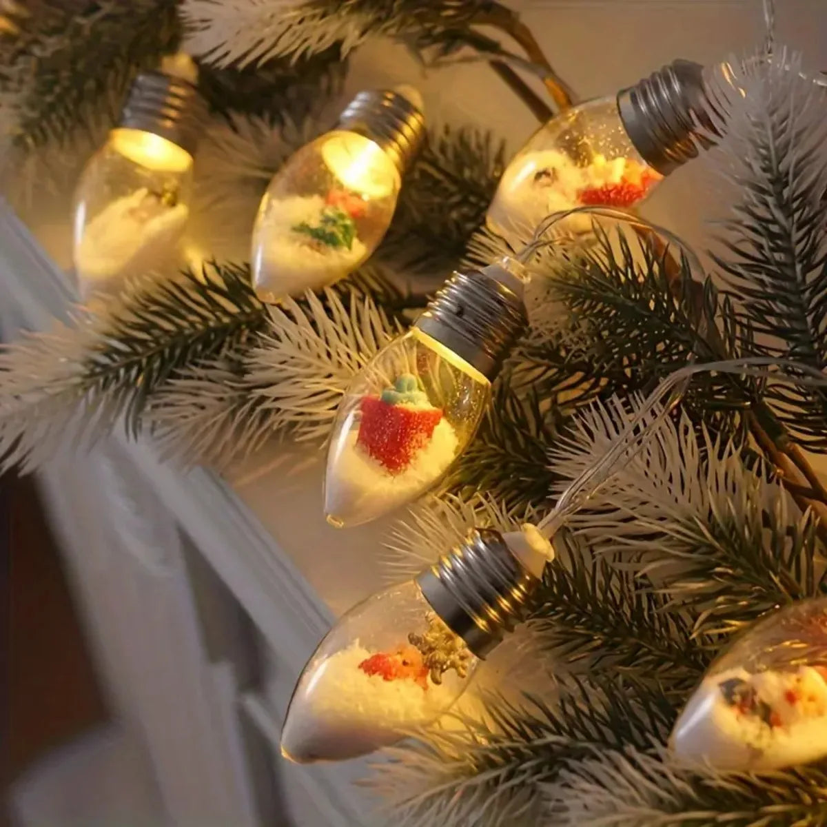 Trendbay 1.5M 10-LED Christmas Snowball String Lights