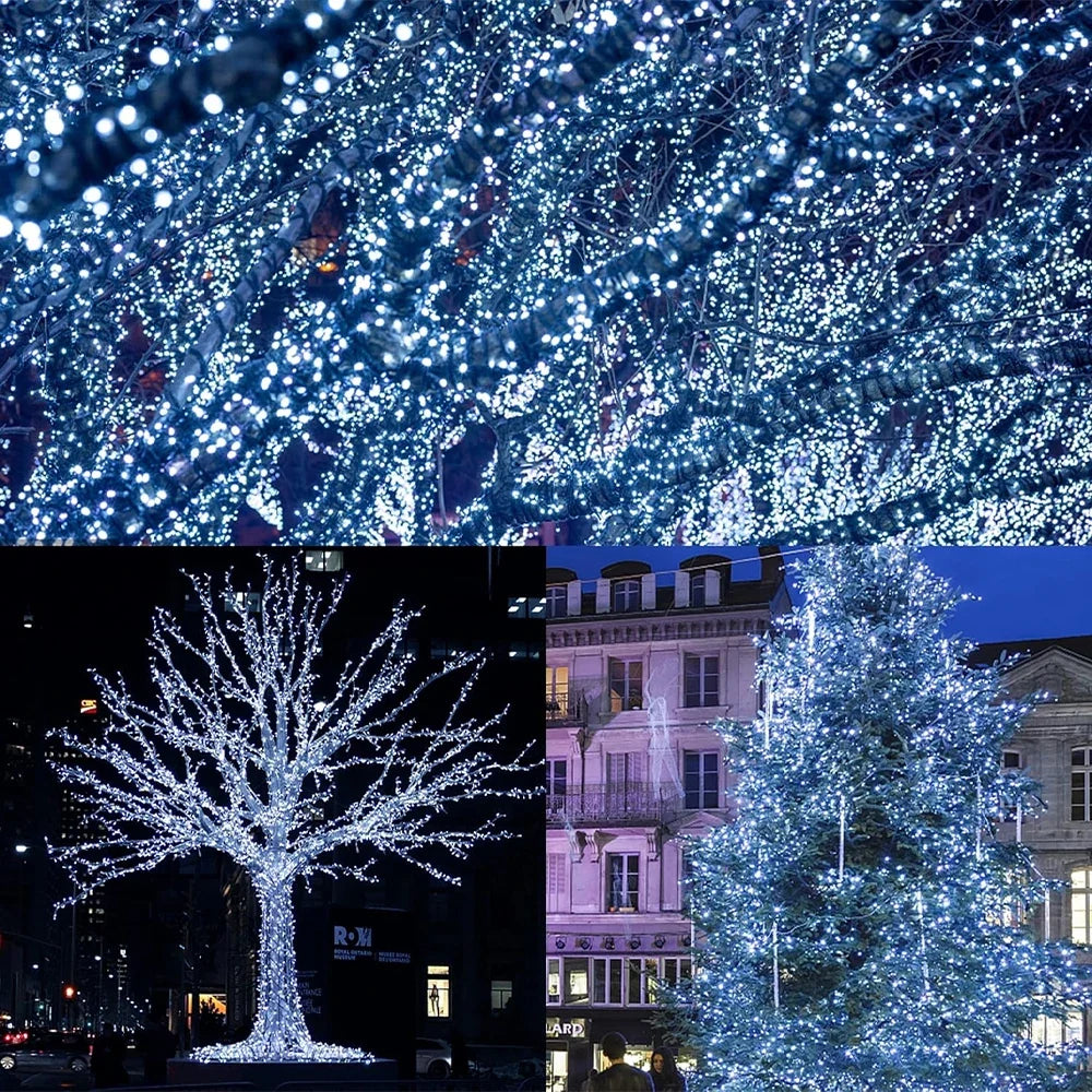Trendbay 7M 50-LED White Solar Fairy String Lights – IP65 Waterproof
