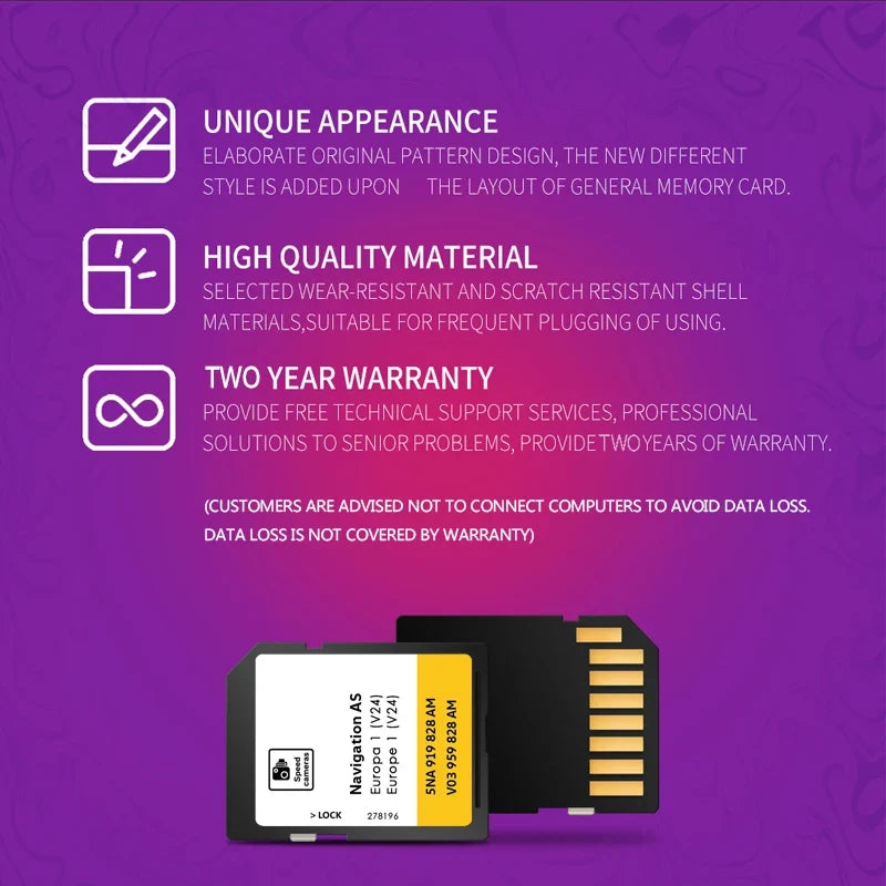 Trendbay VW Discover Media Navigation SD Card AS V24 2026 UK & Europe