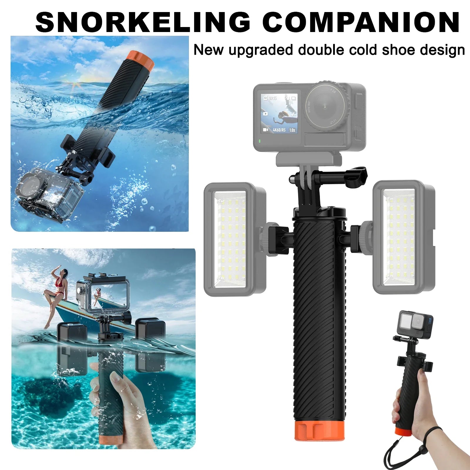 Trendbay Waterproof Dive Housing Case 45M for Action Camera