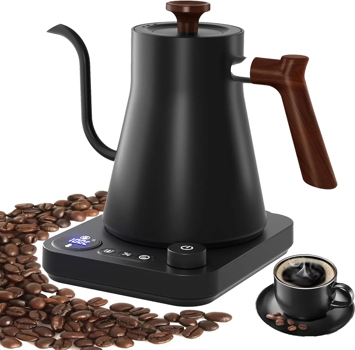 Trendbay Electric Gooseneck Kettle 900ML Temp Control