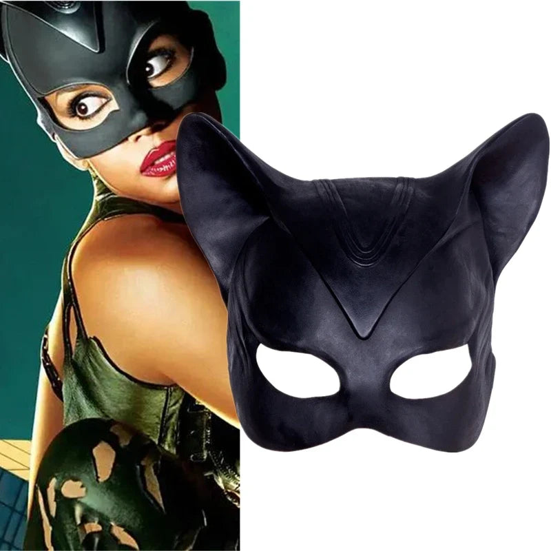 Trendbay Cat Woman Selina Kyle Latex Mask Superhero-Inspired