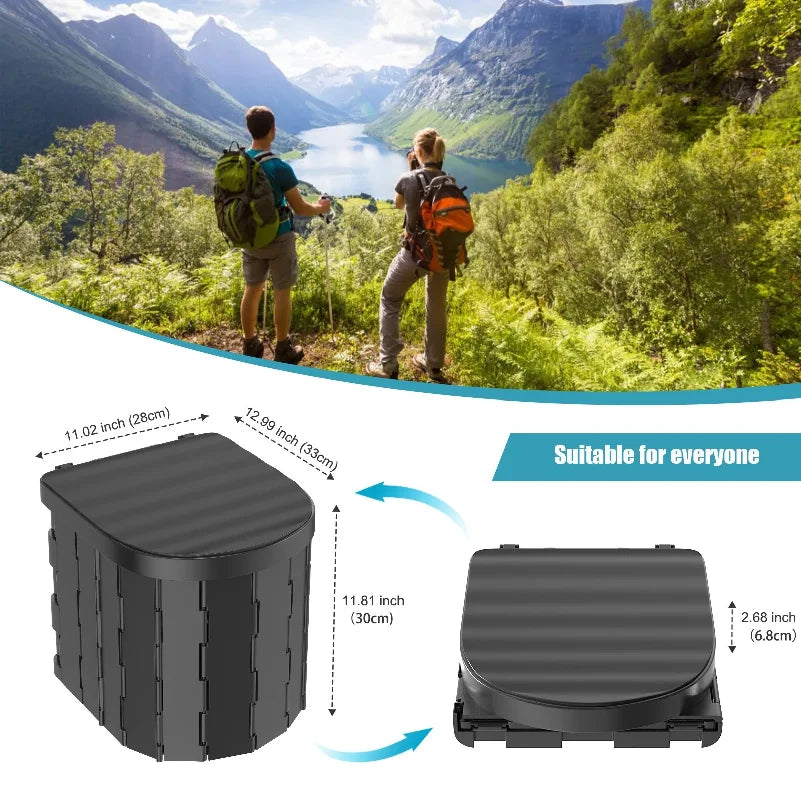 Trendbay Portable Folding Camping Toilet