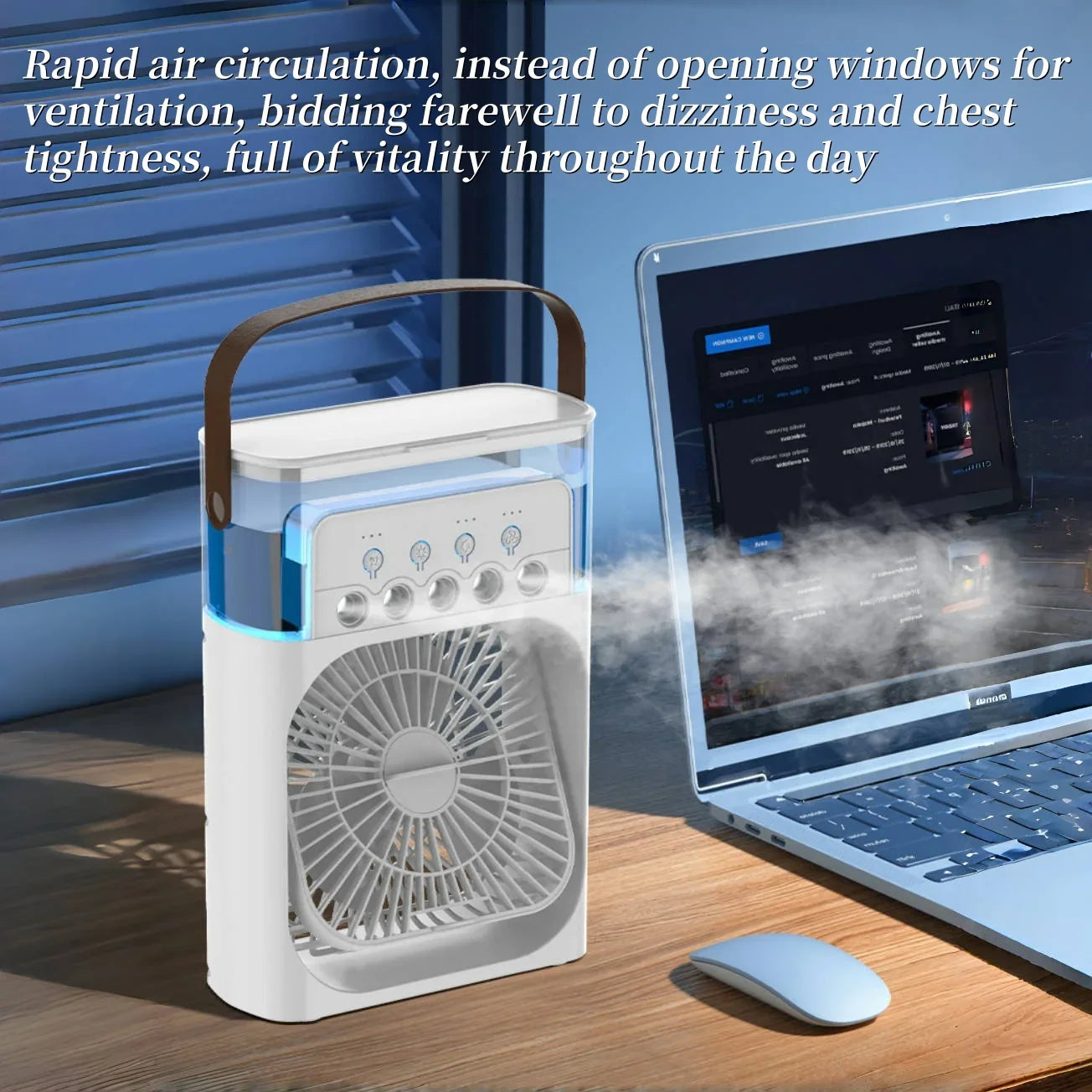 Trendbay Three-in-One Portable Air Cooler Fan