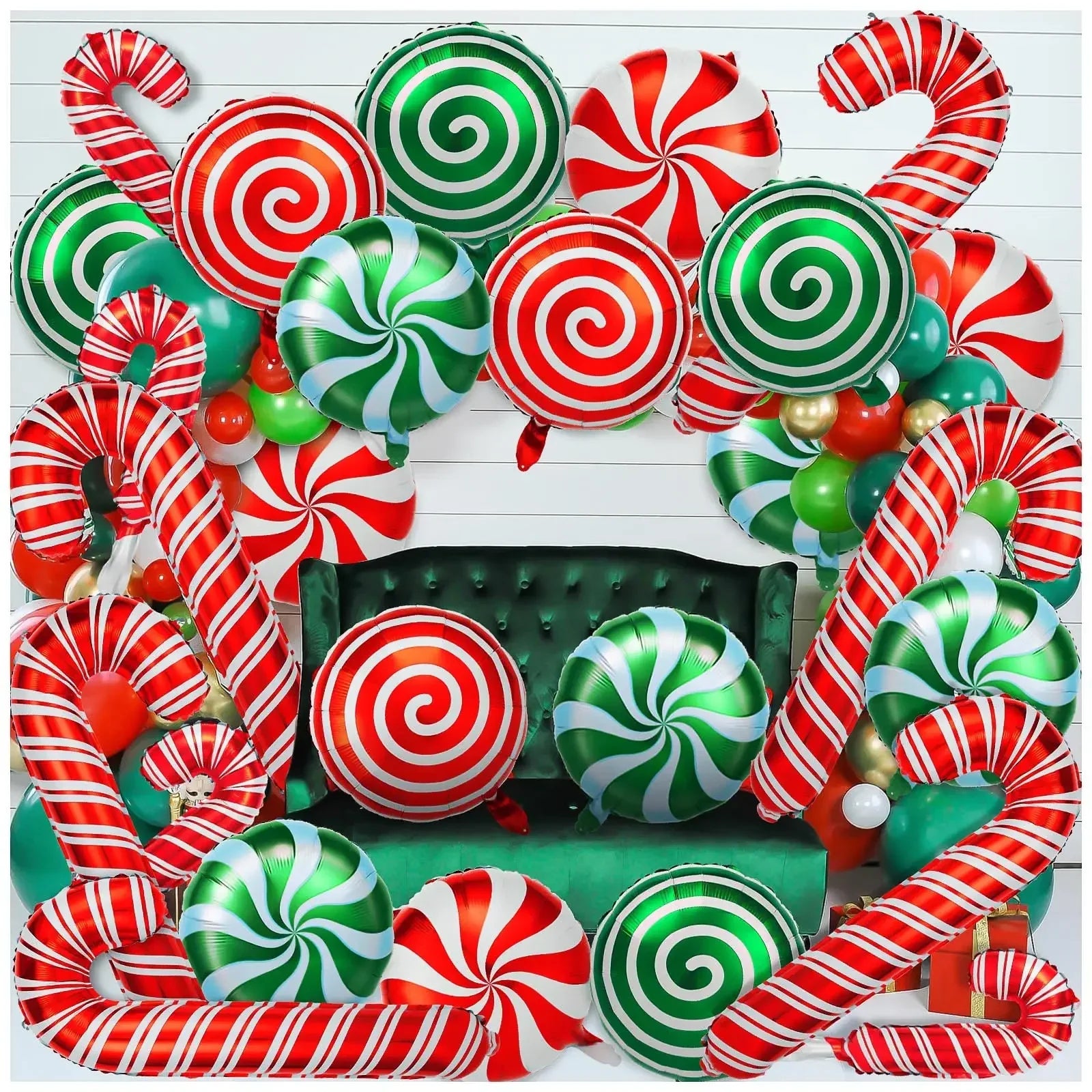 Trendbay 36PCS Christmas Candy Balloon Decoration Kit