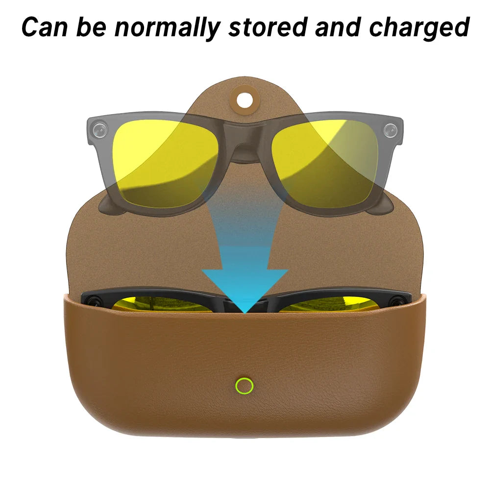 Trendbay Photochromic Clip-On Lenses for Meta Wayfarer Gen 2 Smart Glasses – Matte Frame Clip