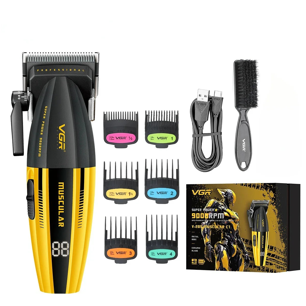 Trendbay Professional 9000 RPM Cordless Hair Clipper