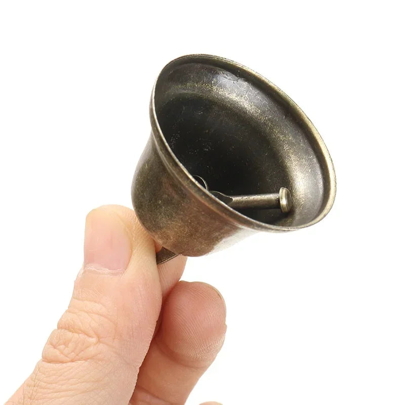 Trendbay 10pcs Vintage Bronze Jingle Bells 38mm Iron Tinplate