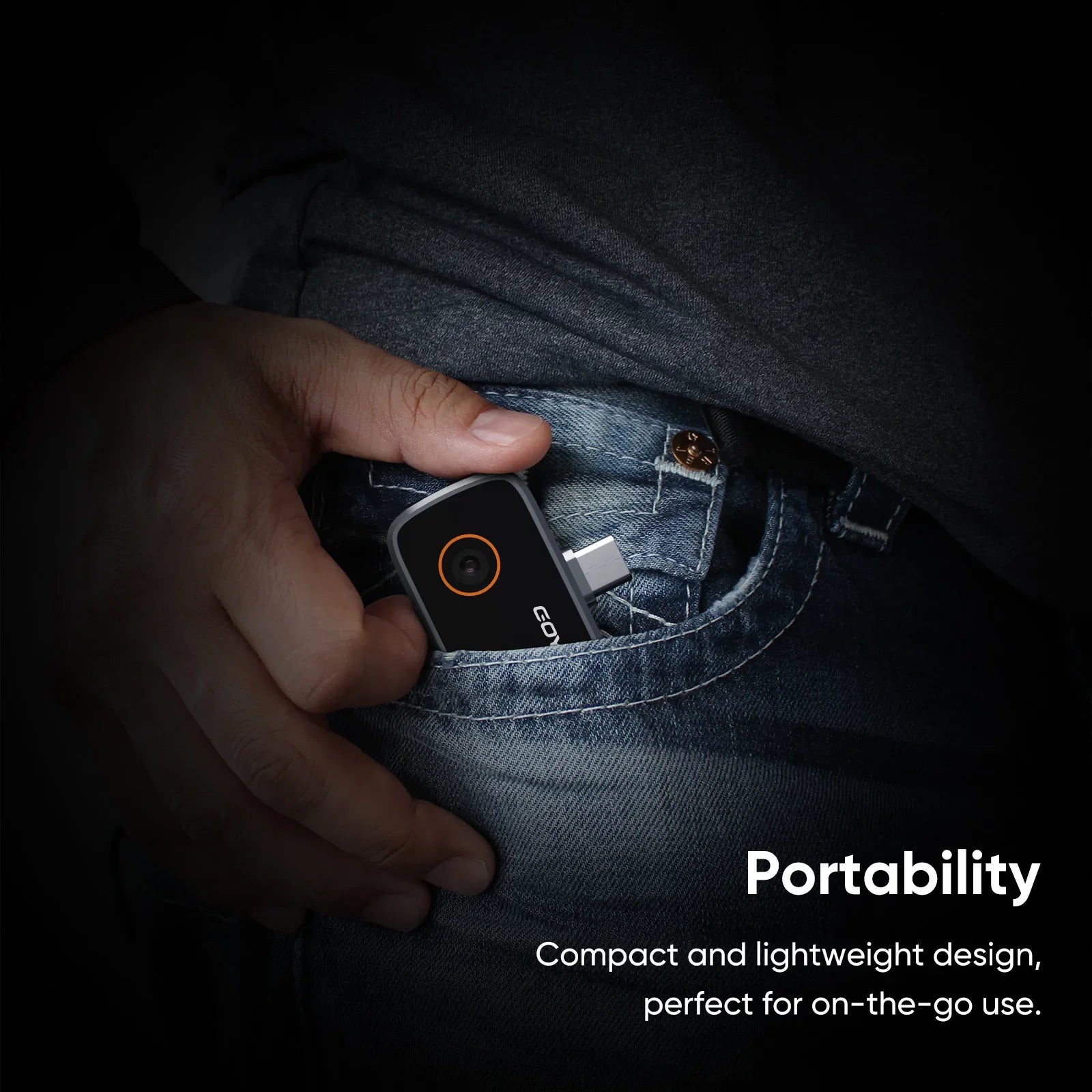 Trendbay Thermal Imaging Camera – 192×192 Infrared Camera for Android Type-C & iOS Mobile Devices